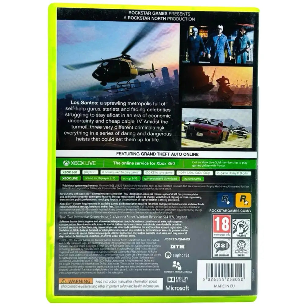 Grand Theft Auto V - Xbox 360 Spill
