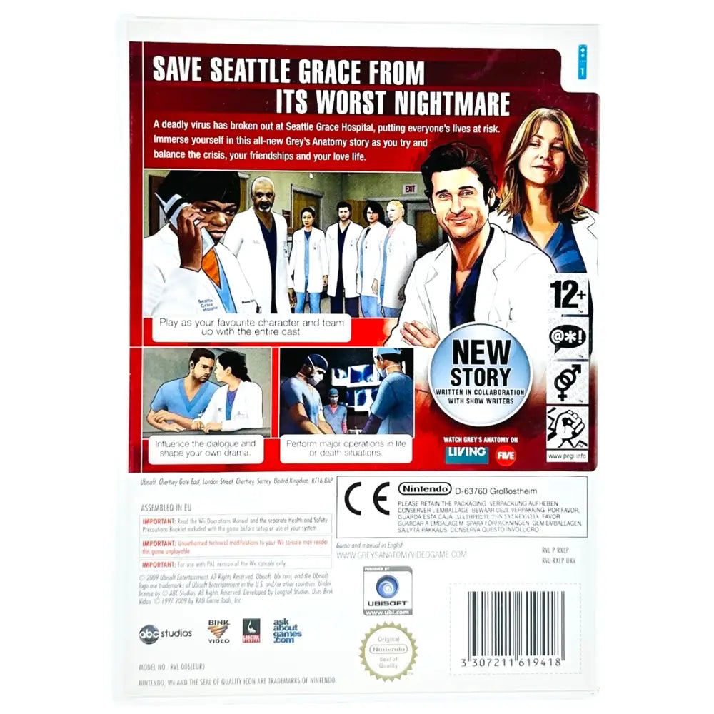 Grey’s Anatomy - Nintendo Wii Spill