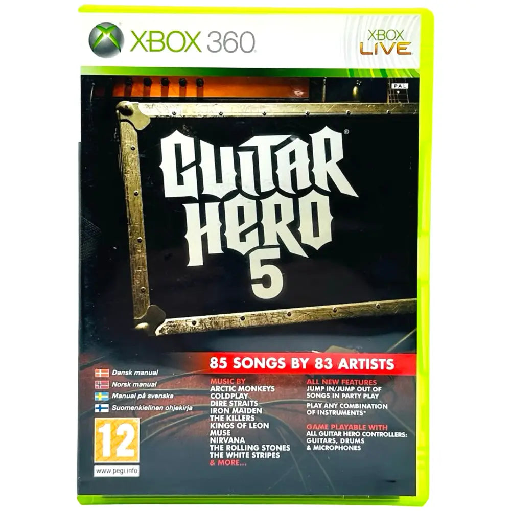 Guitar Hero 5 - Xbox 360 Spill