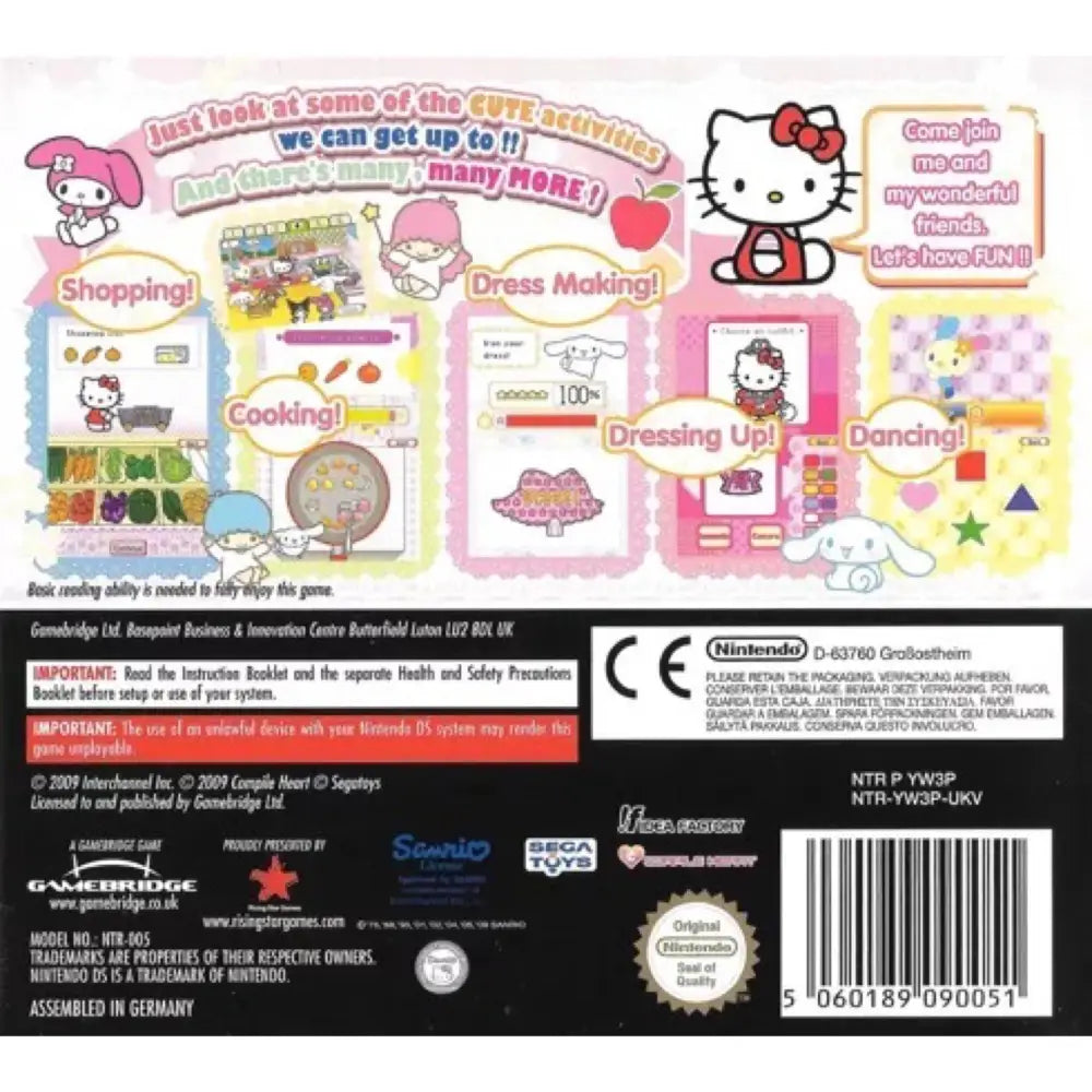 DS: Happy Party With Hello Kitty And Friends - RetroGaming.no