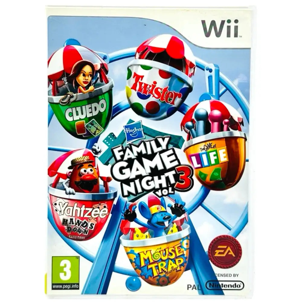 Hasbro Family Game Night 3 - Nintendo Wii Spill - Spill