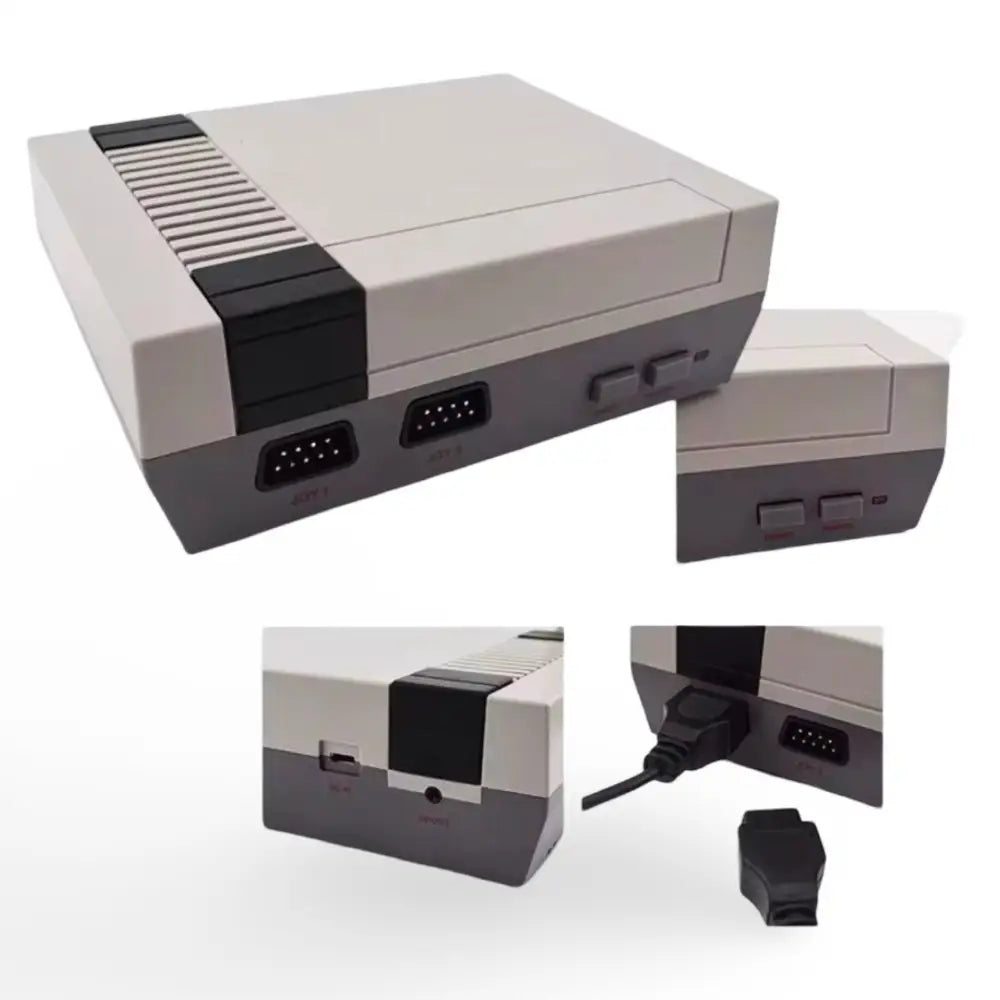 HD Mini NES Repro - Klassisk Spillkonsoll med 621 Innebygde 8-bit spill - Konsoll