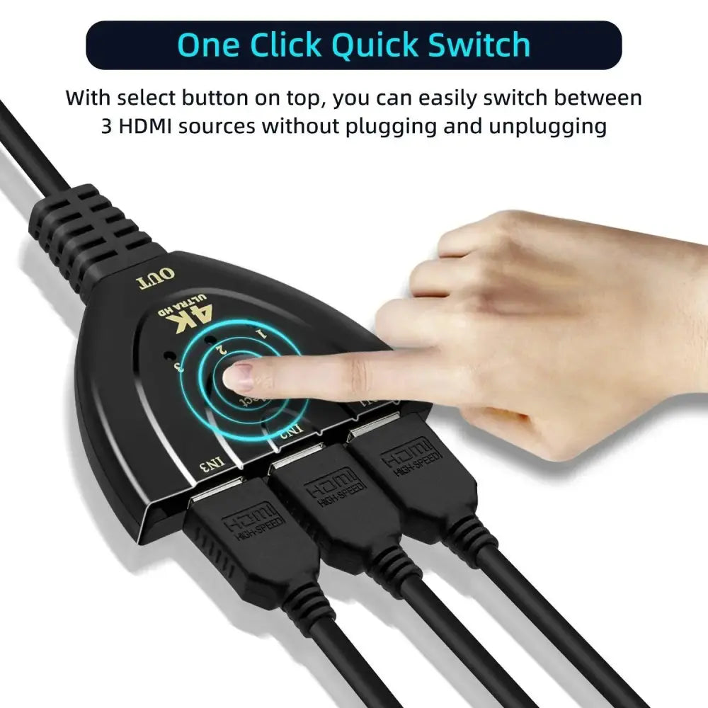 HDMI 3in1 Switch - RetroGaming.no