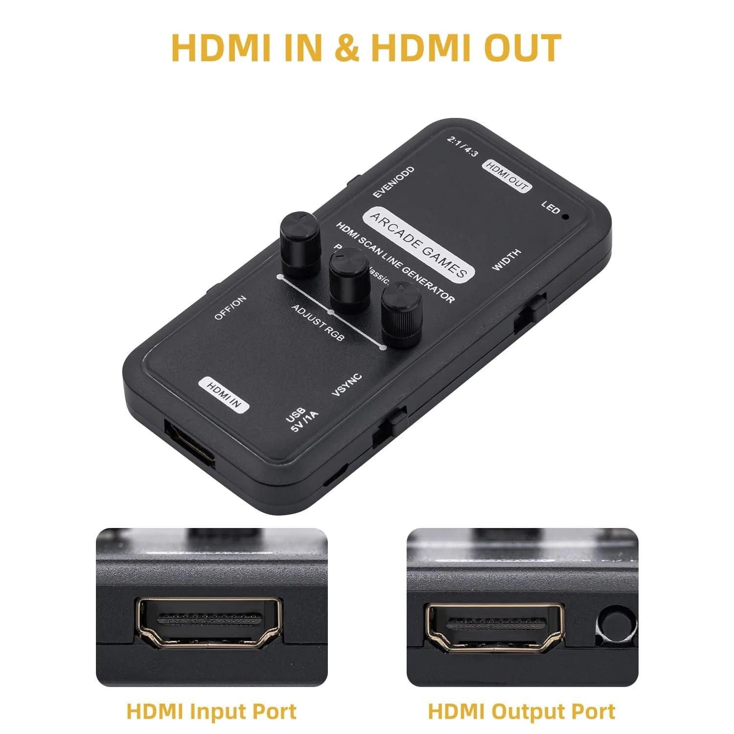 HDMI Scanline Generator - RetroGaming.no