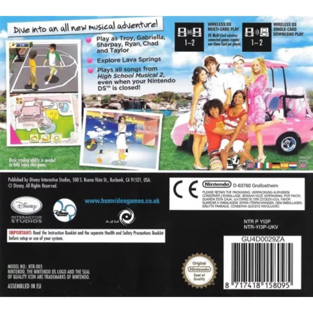 DS: High School Musical 2 Work This Out - RetroGaming.no