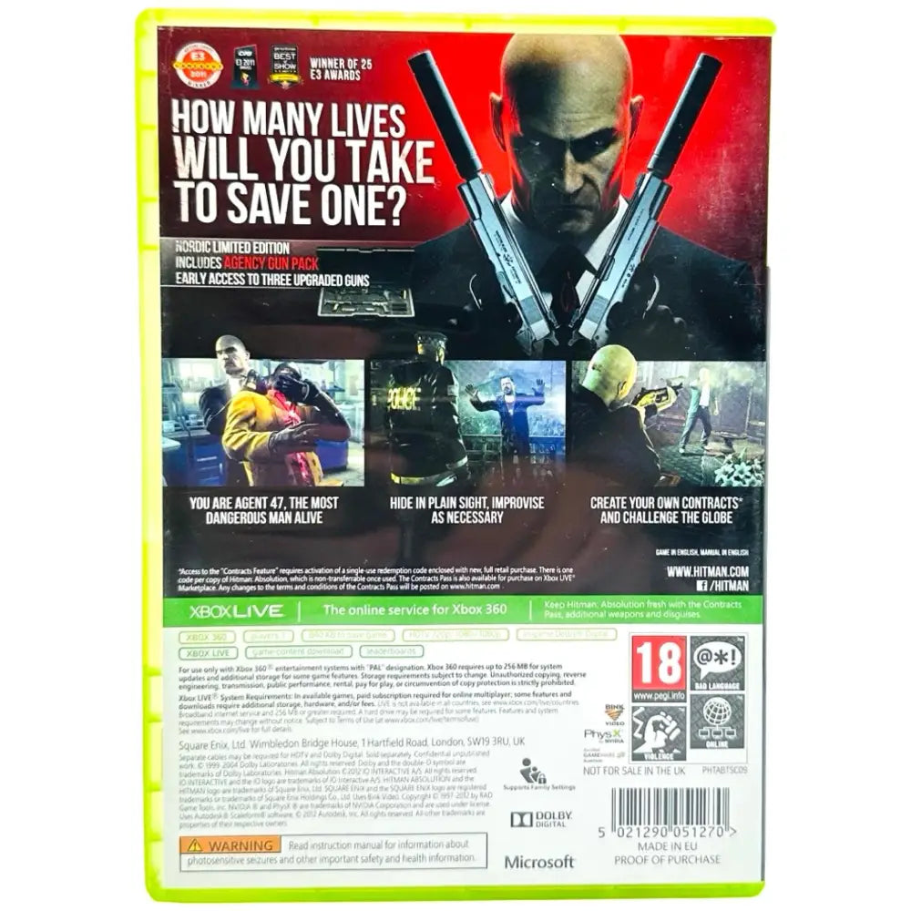 Hitman: Absolution - Xbox 360 Spill - Spill