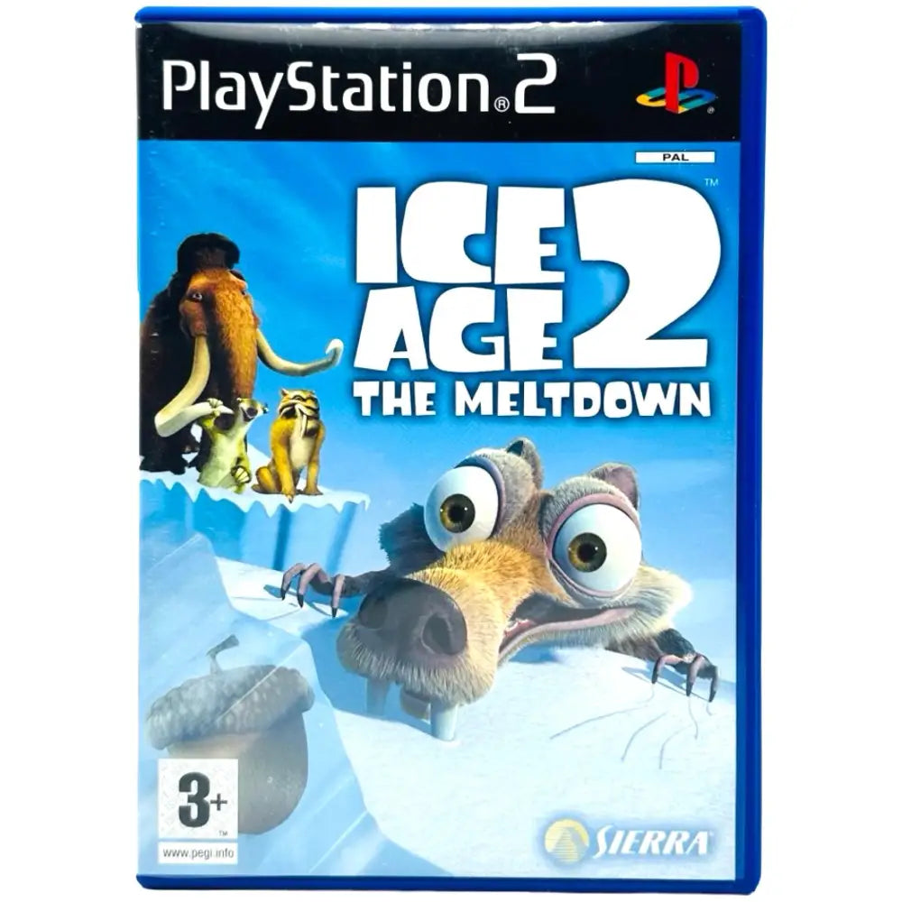 Ice Age 2 The Meltdown - PlayStation 2 (PS2) Spill - Cover - Manual - Spill/Disk / Black Label - Spill
