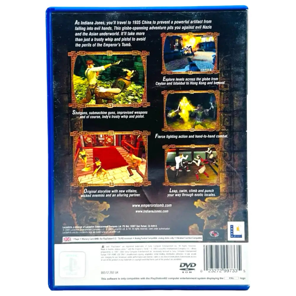 Indiana Jones and the Emperor’s Tomb - PlayStation 2 (PS2) Spill