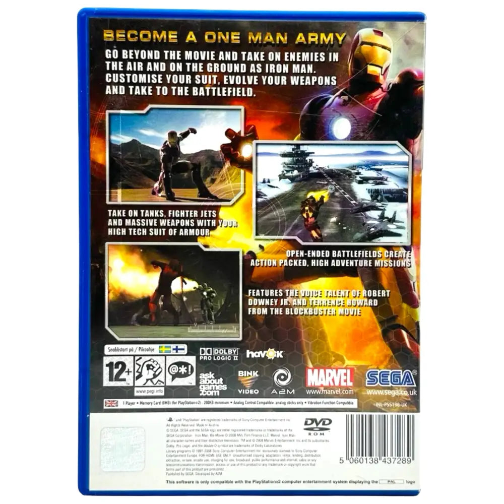 Iron Man - PlayStation 2 (PS2) Spill - Spill