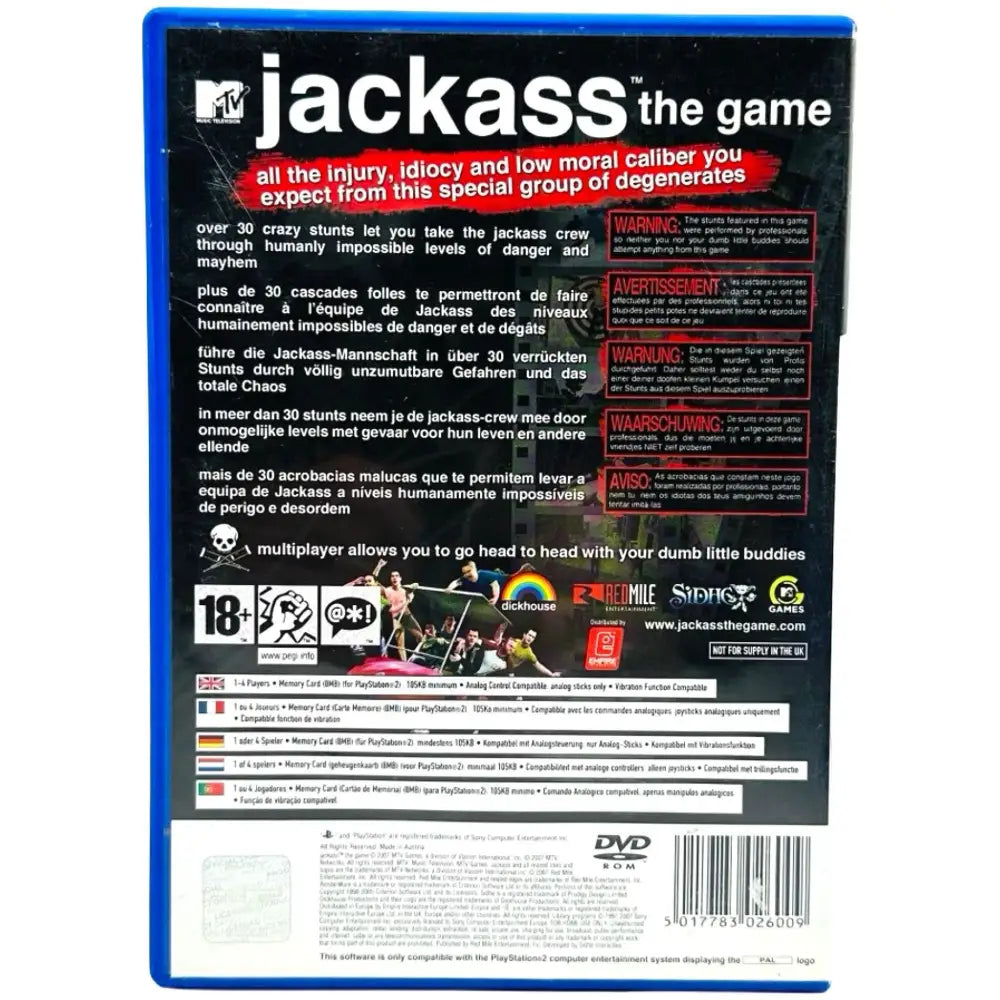 Jackass The Game - PlayStation 2 (PS2) Spill - Spill