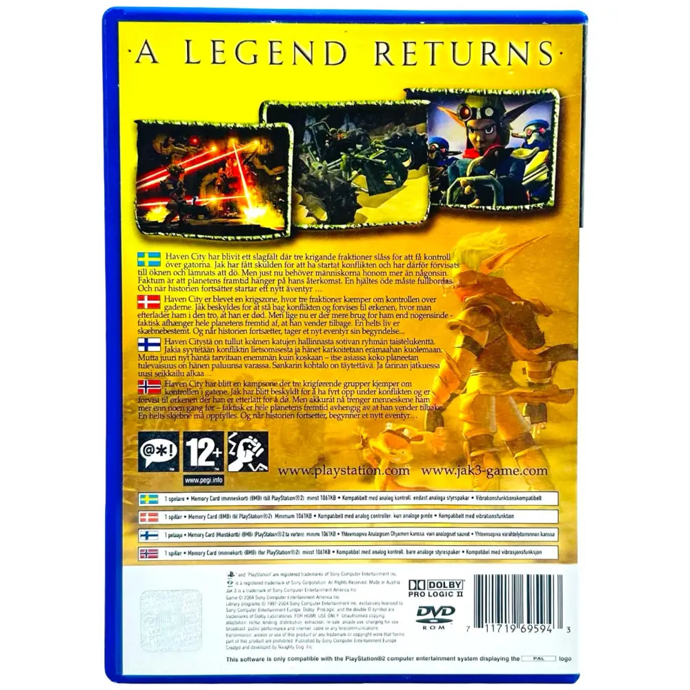 Jak 3 - PlayStation 2 (PS2) Spill - Spill