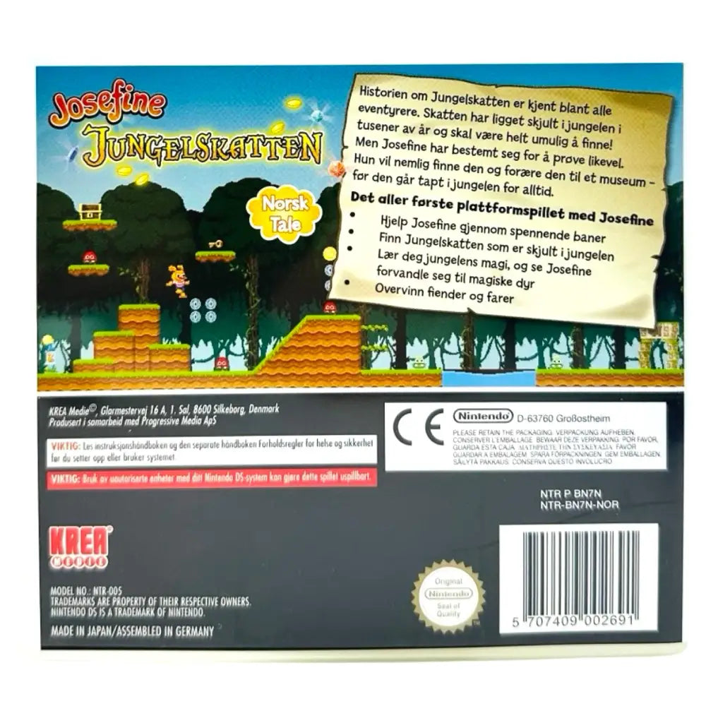 Josefine: Jungelskatten - Nintendo DS Spill - Spill