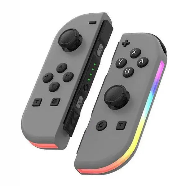 JoyPad Kontrollere med RGB Lys til Nintendo Switch - Grå - Kontroller