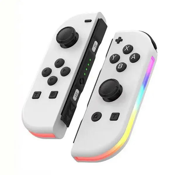 JoyPad Kontrollere med RGB Lys til Nintendo Switch - Hvit - Kontroller