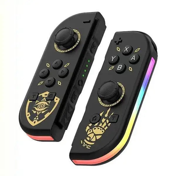 JoyPad Kontrollere med RGB Lys til Nintendo Switch - Zelda Sort - Kontroller