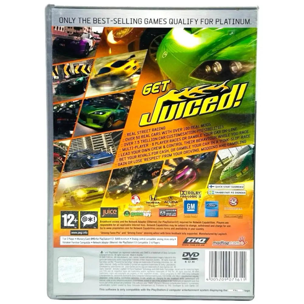 Juiced - PlayStation 2 (PS2) Spill - Spill