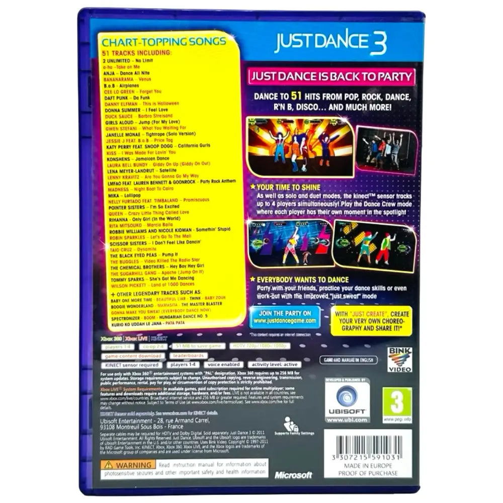 Just Dance 3 - Xbox 360 Spill