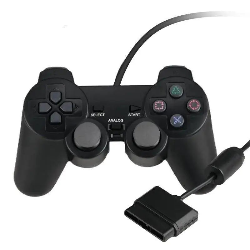 Kontroller til PS1 / PS2 (Sort) - Tredjeparts - RetroGaming.No