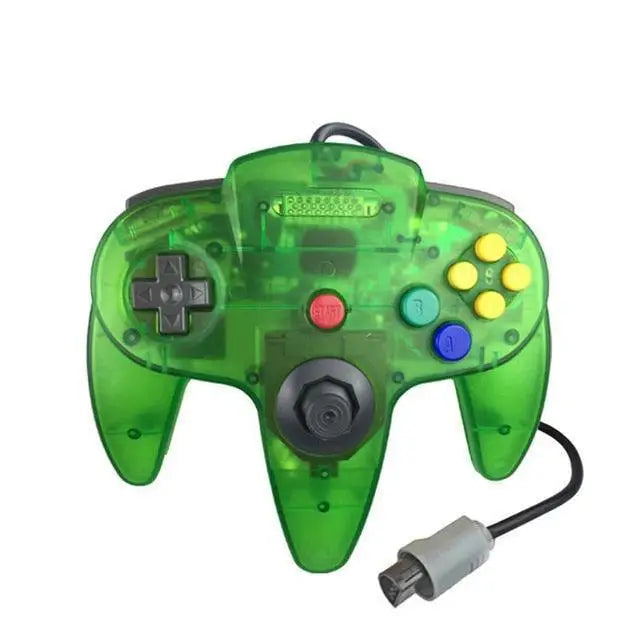 Kontroller til Nintendo 64 (N64) - Gjennomsiktig farget - grønn
