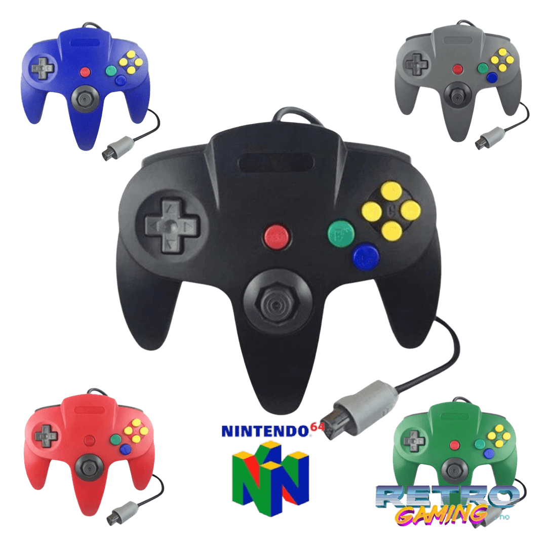 Kontroller til Nintendo 64 (N64) - (Tredjeparts) kontroll - RetroGaming.no