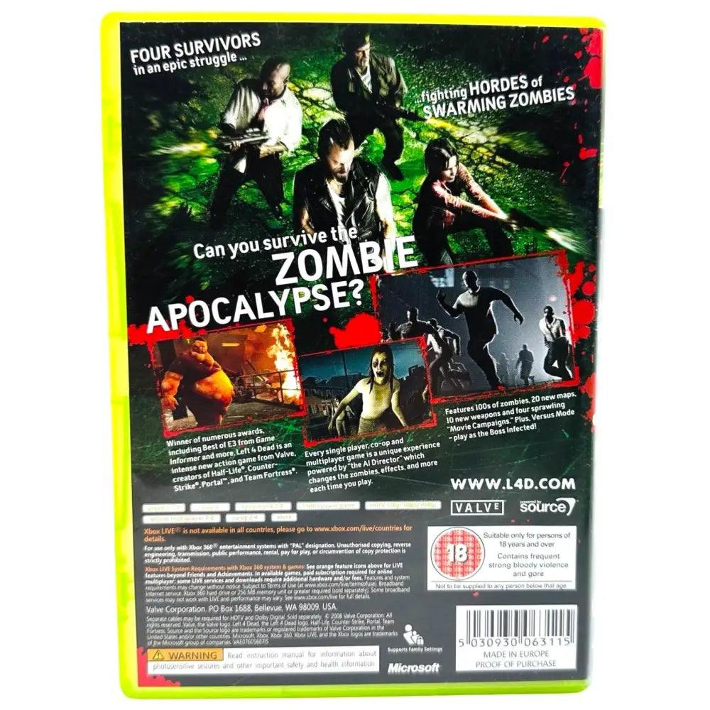 Xbox 360: Left 4 Dead - RetroGaming.no