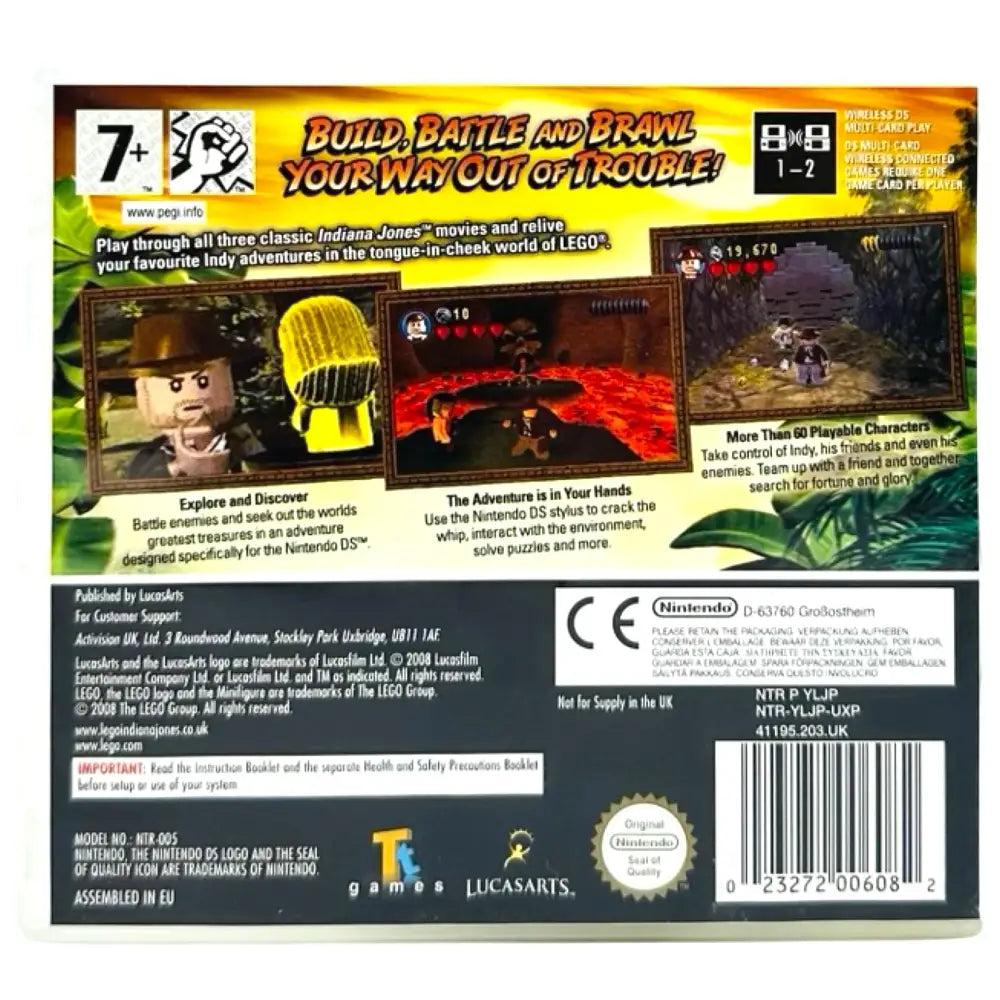 LEGO Indiana Jones The Original Adventures - Nintendo DS Spill - Spill