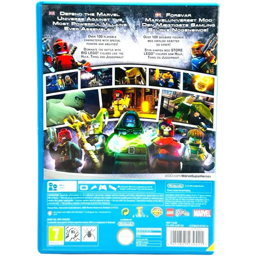 LEGO Marvel Super Heroes - Nintendo Wii U Spill - Spill