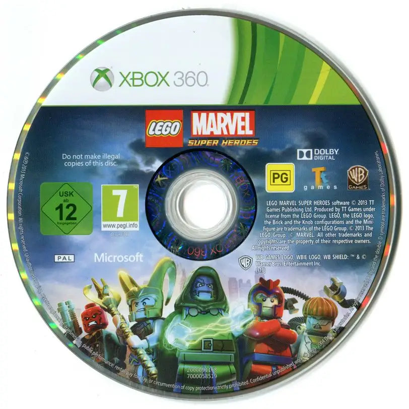 LEGO Marvel Super Heroes - Xbox 360 Spill - Kun Spill/Disk