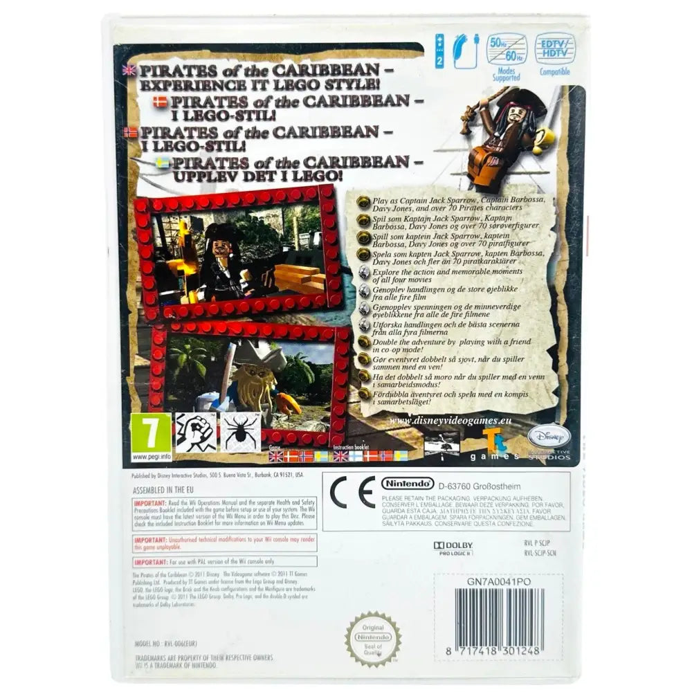 Wii: LEGO Pirates Of The Caribbean: The Video Game - RetroGaming.no