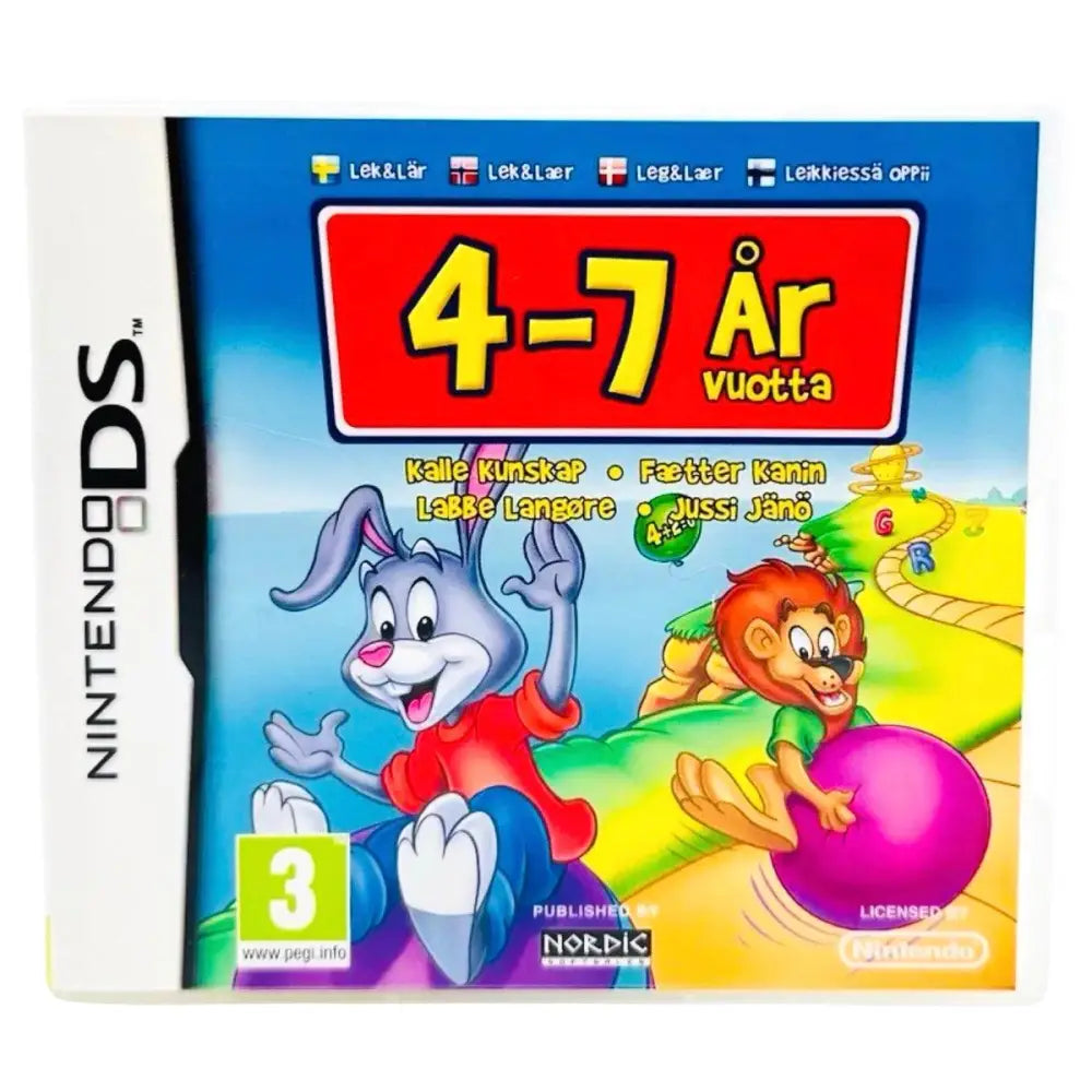 DS: Lek & Lær med Labbe Langøre 4 - 7 år - RetroGaming.no