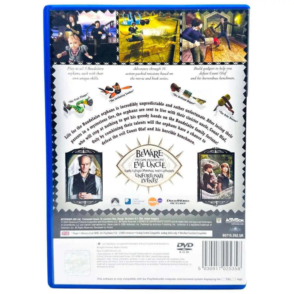 PS2: Lemony Snicket's A Series Of Unfortunate Events - RetroGaming.no