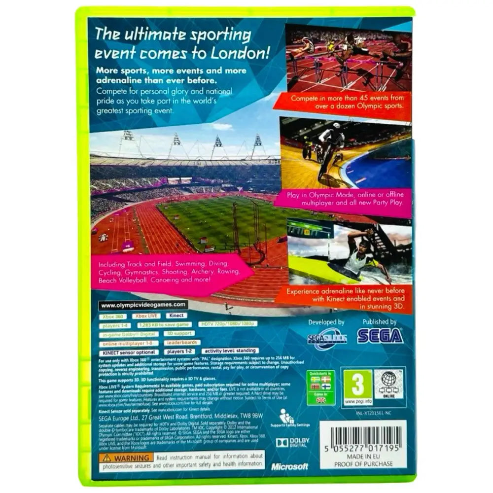 London 2012 - Xbox 360 Spill - Spill