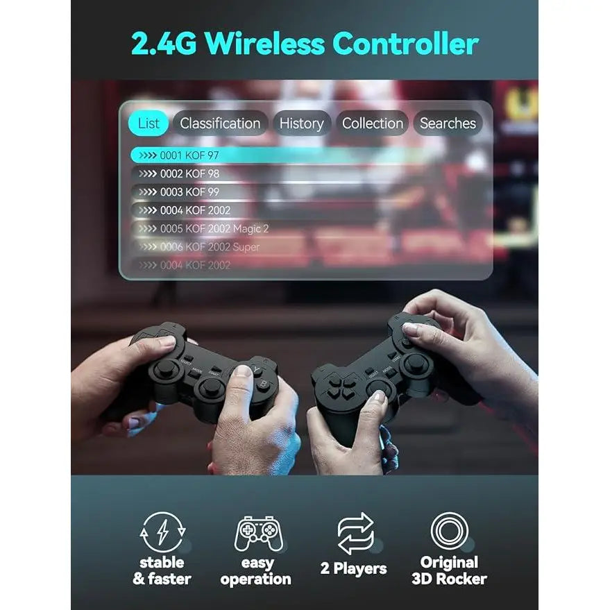 M8 Game Stick Lite – Mini Retrospillkonsoll 10.000 Spill - Konsoll