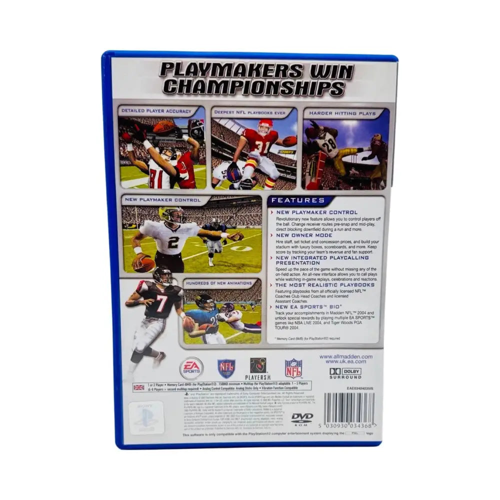 PS2: Madden 2004 - RetroGaming.no