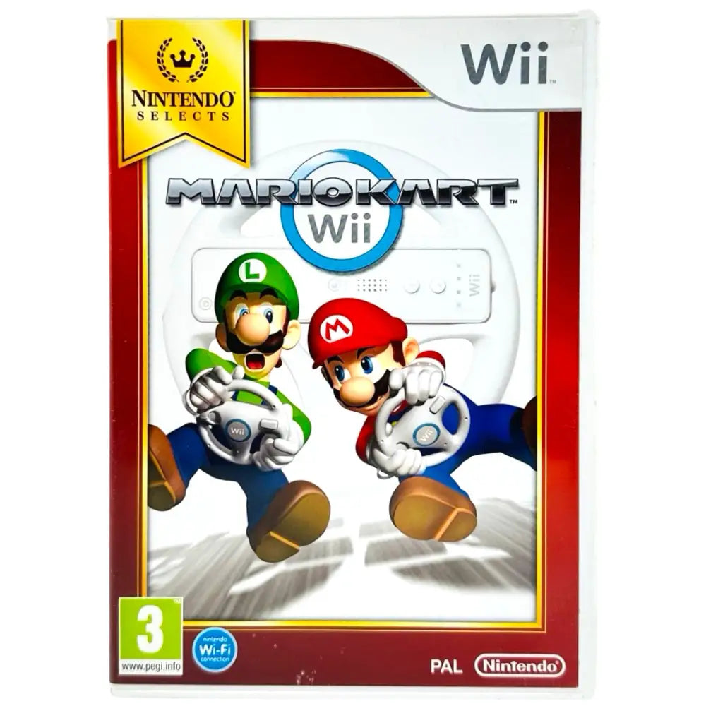 Mario Kart Wii - Nintendo Spill - Cover - Manual - Spill/Disk / Selects