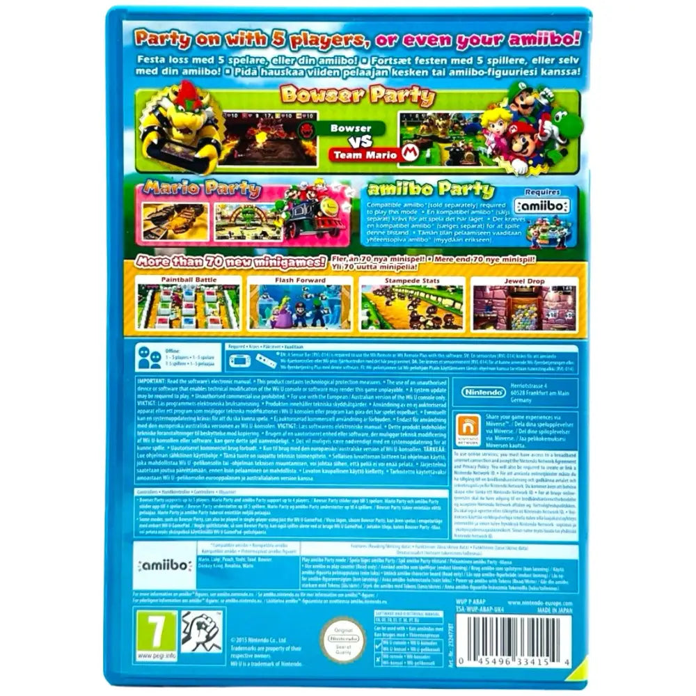 Mario Party 10 - Nintendo Wii U Spill - Spill