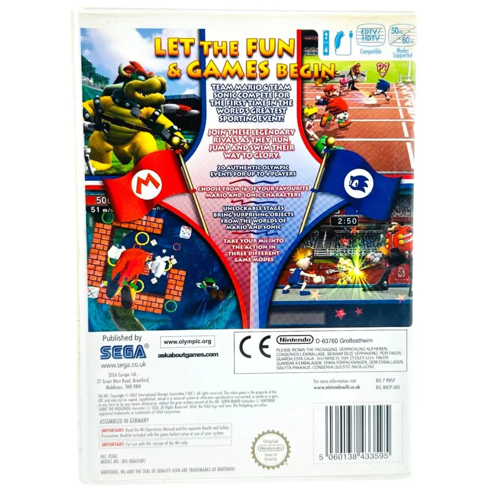 Mario & Sonic At The Olympic Games - Nintendo Wii Spill