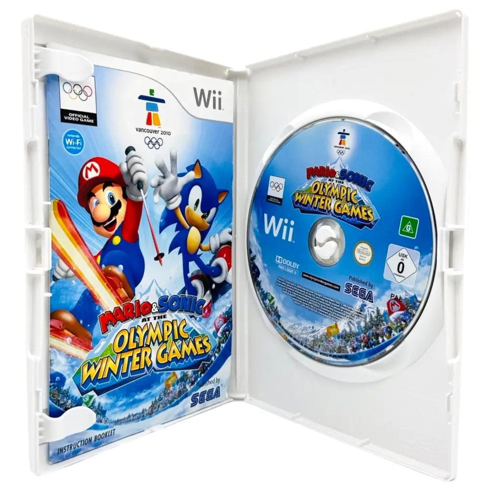 Mario & Sonic At The Olympic Winter Games - Nintendo Wii Spill