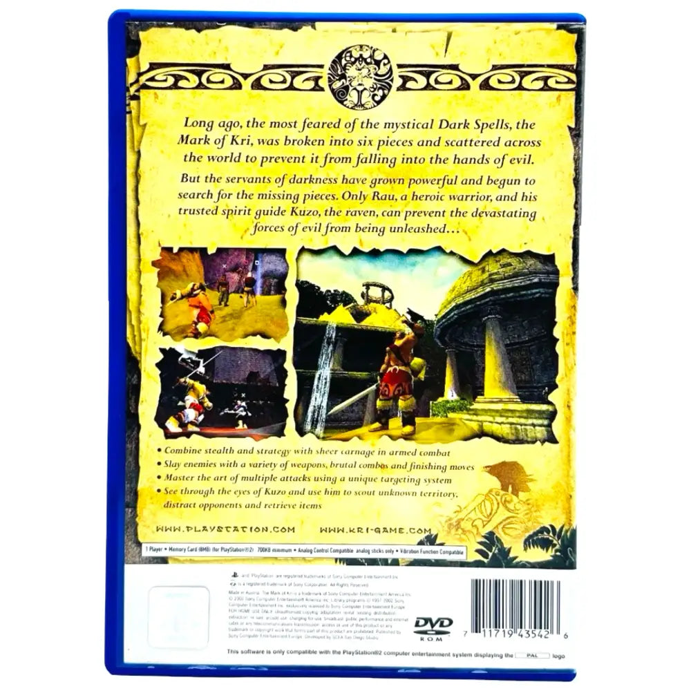 Mark Of Kri - PlayStation 2 (PS2) Spill