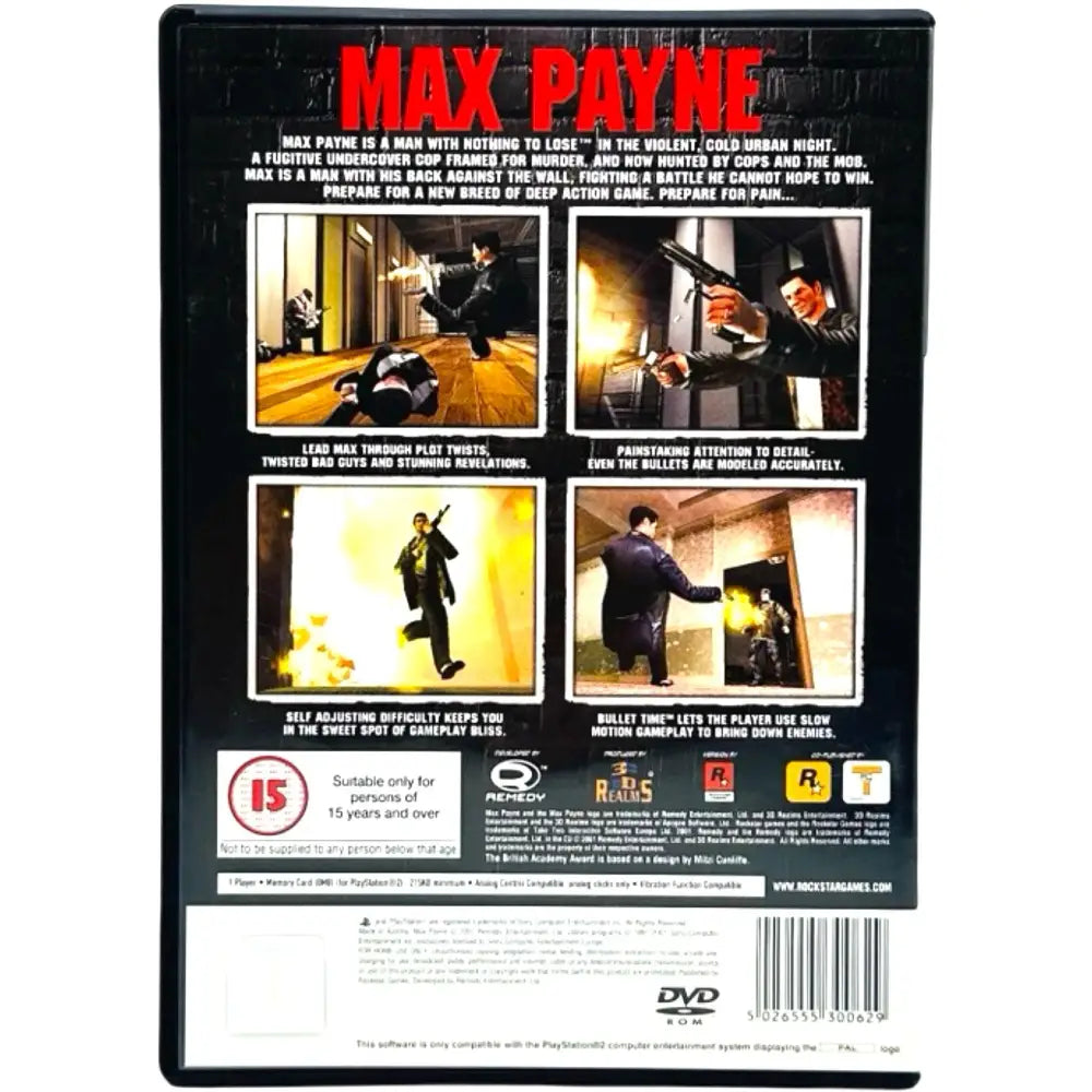 PS2: Max Payne - RetroGaming.no