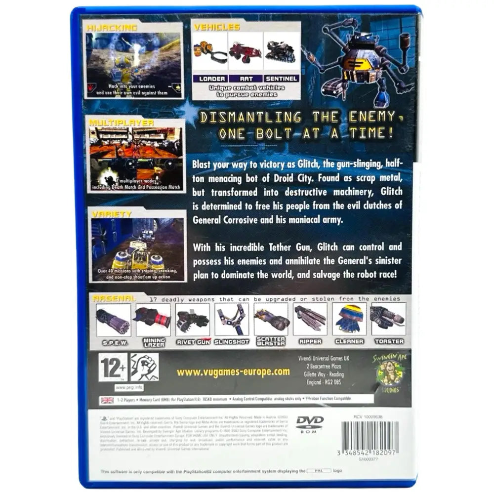 Metal Arms Glitch In The System - PlayStation 2 (PS2) Spill - Spill
