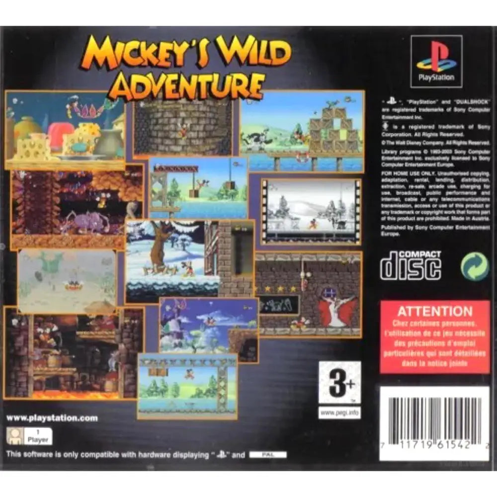 PS1: Mickey's Wild Adventure - RetroGaming.no
