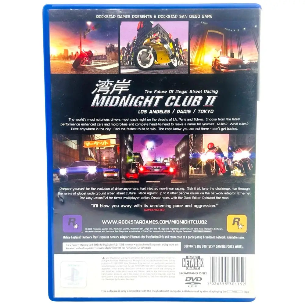 PS2: Midnight Club 2 - RetroGaming.no