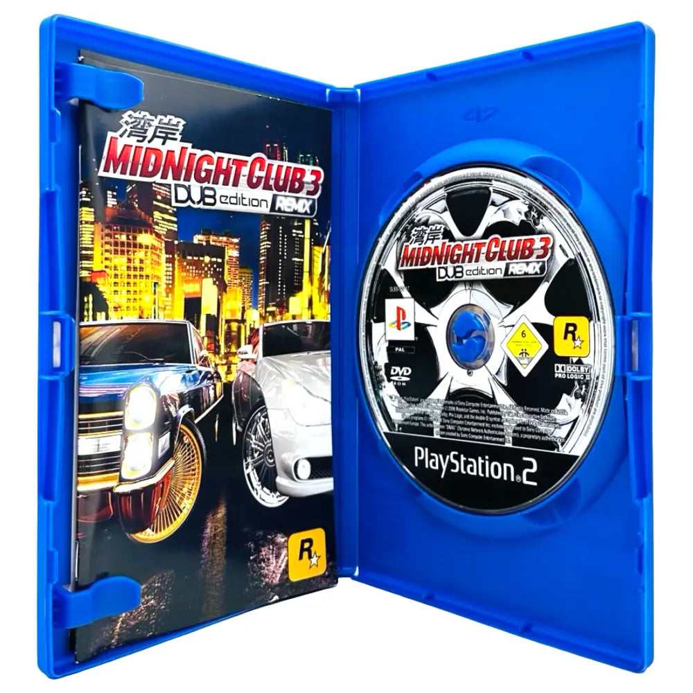 Midnight Club 3 Dub Edition Remix (Tysk) - PlayStation 2 (PS2) Spill