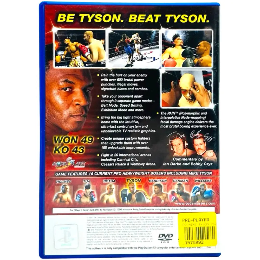 Mike Tyson Boxing - PlayStation 2 (PS2) Spill - Spill