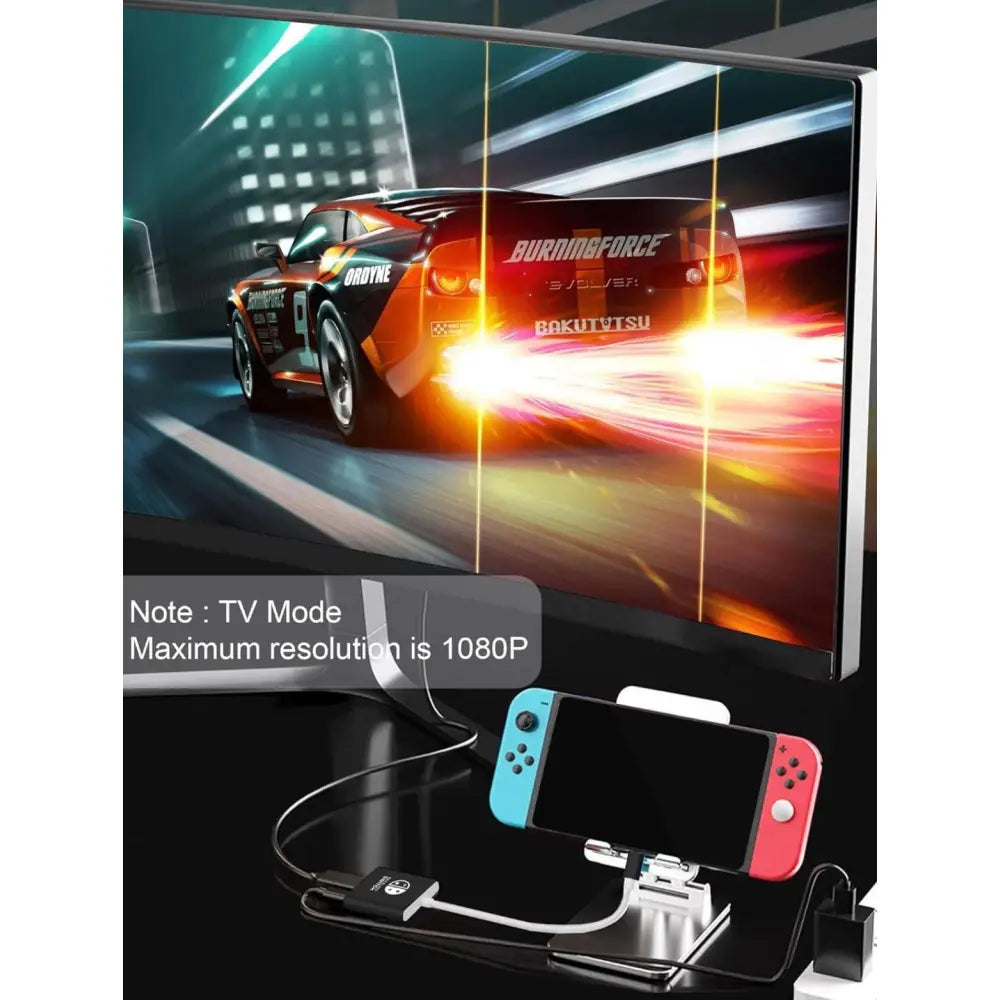 Mini Docking Stasjon for Nintendo Switch og Switch OLED - Adapter