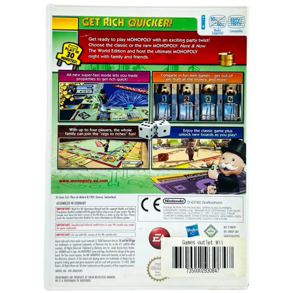 Monopoly - Nintendo Wii Spill