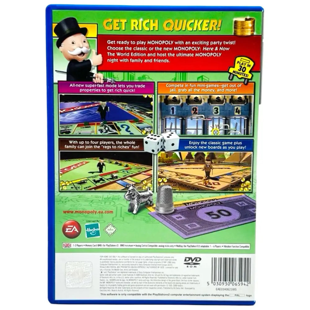 Monopoly - PlayStation 2 (PS2) Spill - Spill