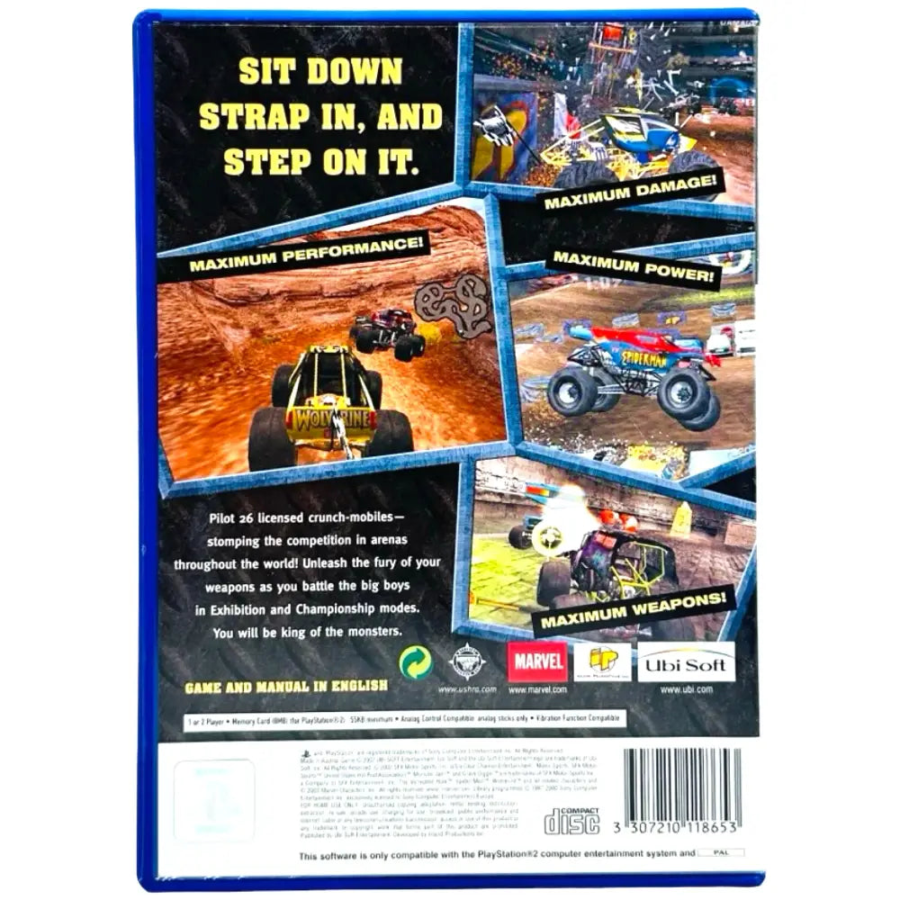 Monster Jam Maximum Destruction - PlayStation 2 (PS2) Spill