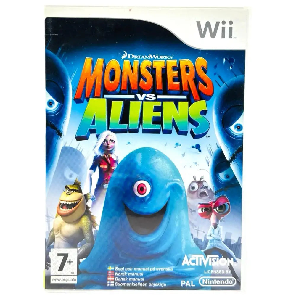 Monsters Vs Aliens - Nintendo Wii Spill - Spill